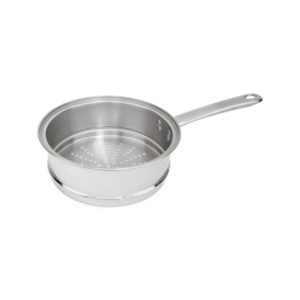 Stainless Steamer with Lid - 20cm - fits 2Ltr or 18cm Saucepan - Duo Clad