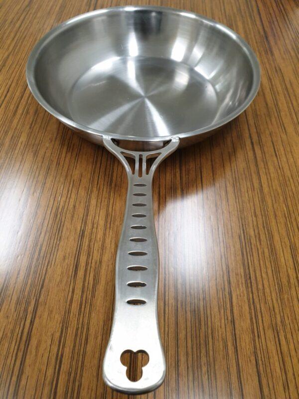 Stainless Frypan - 28 cm - Welded Handle Single Handle only - Image 2