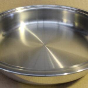 Stainless Frypan - 37cm - No Handles and Lip - Duo Clad